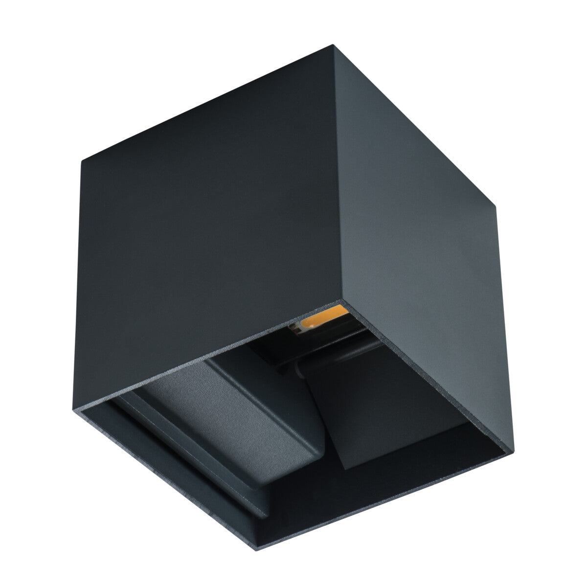 Reka 100x100 7W Outdoor Wall Light Up Down - Anthracite