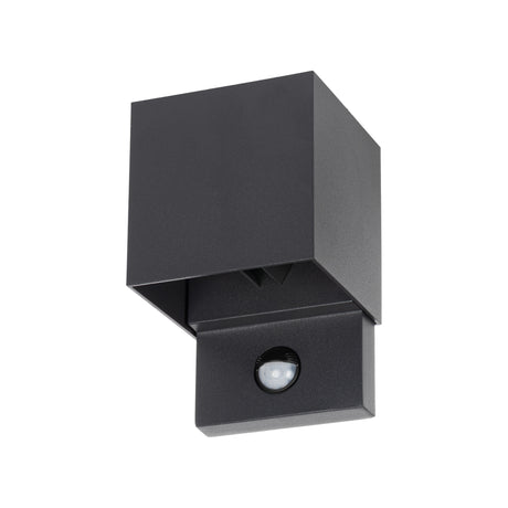 Reka PIR EL Square 7W Garden Spike Light 100x100 - Anthracite