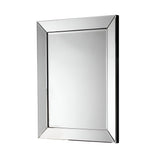 Roma Rectangle Wall Mirror Silver – 95x75cm