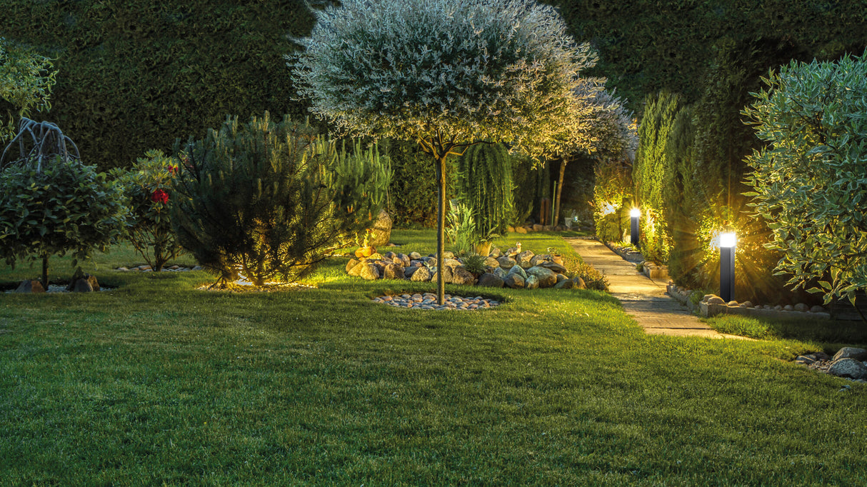 Vadra 80x80 Surface Spike Garden Light E27 IP44 - Anthracite