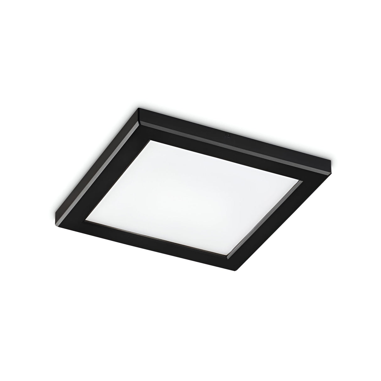 Presenting the Lucella Recessed Square LED Downlight, a 20W fixture that combines a sleek black frame with a frosted white diffuser, ideal for modern interiors. This energy-efficient light provides a 4000K illumination and is perfect for flush mounting with its minimalist design.