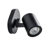 LAURIN 110x70 GU10 Round Ceiling Spotlight - Black
