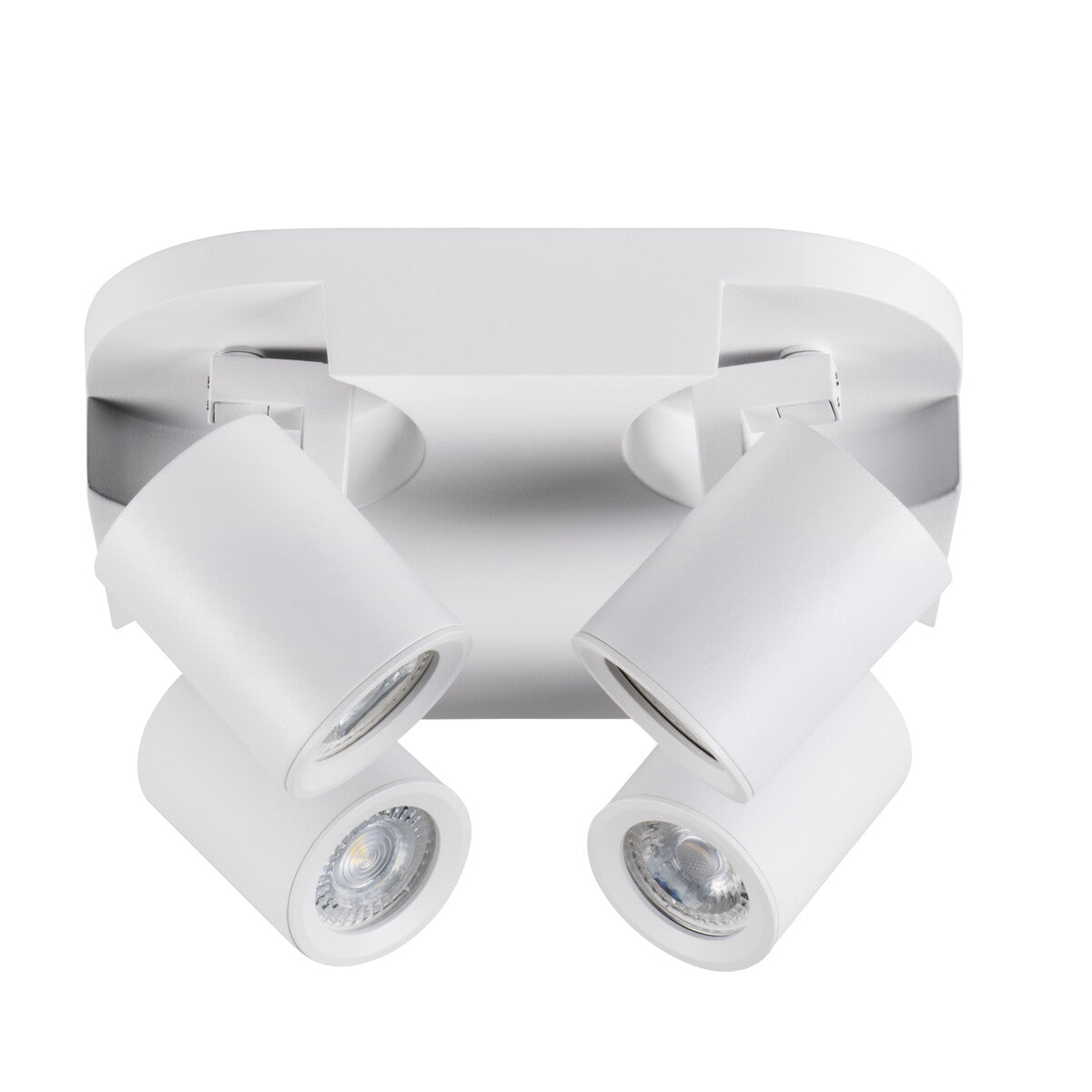 Laurin 220x220 4 x GU10 Round Ceiling Spotlight - White