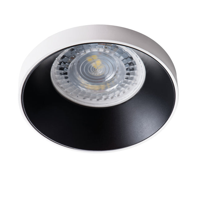Simen Ø80 GU10 Recessed Spotlight Frame - White / Black (W/B)