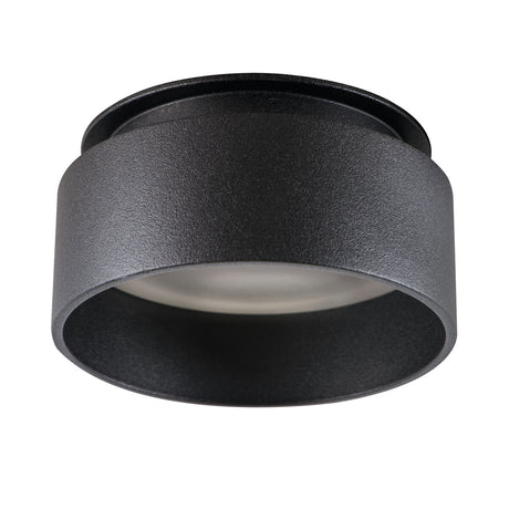 GU10 Recessed Downlight Round 67mm Cut-out - Black IP20
