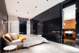 GU10 Recessed Downlight Round 67mm Cut-out - Black IP20