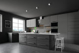 GU10 Recessed Downlight Round 67mm Cut-out - Black IP20