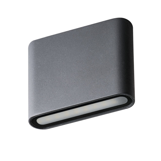 Garto 8W Up Down Outdoor Wall Light - Anthracite