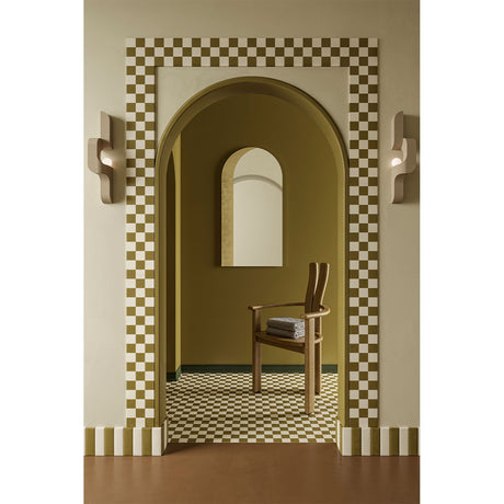 Gallery Gold Leaf Arch Top Wall Mirror 90cm