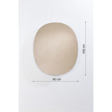 Brio Bronze Backlit LED Oval Wall Mirror 106cm