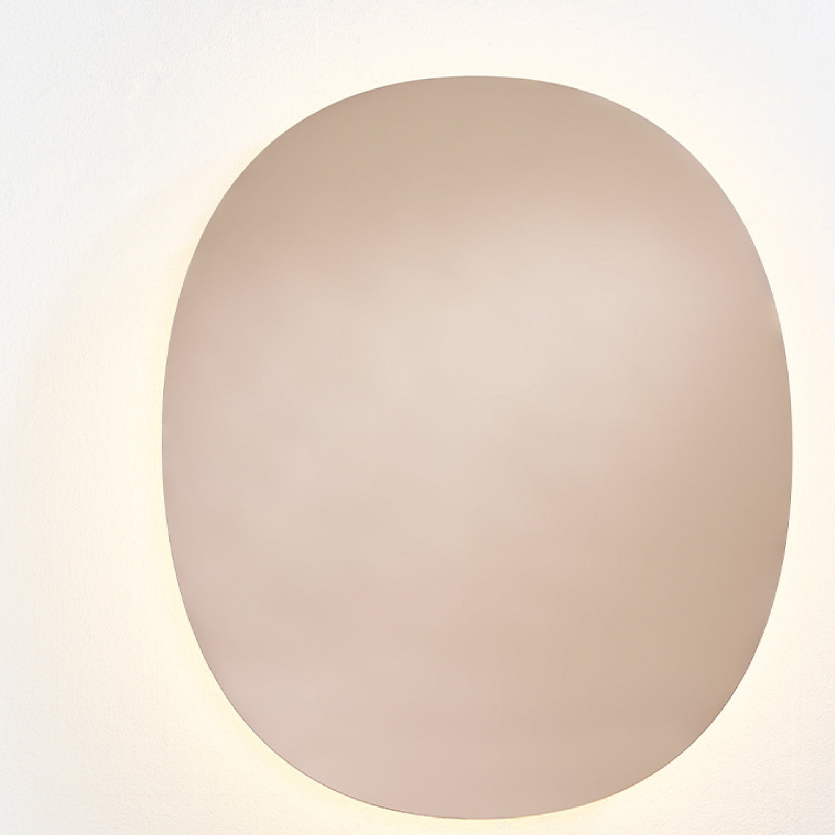 Brio Bronze Backlit LED Oval Wall Mirror 106cm