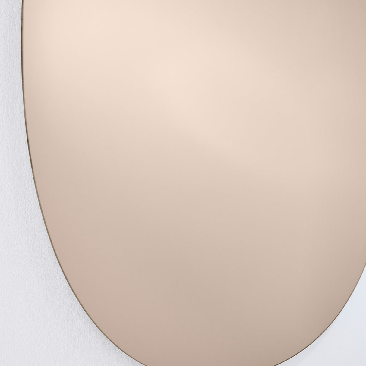 Brio Bronze Backlit LED Oval Wall Mirror 106cm