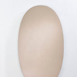 Oval Bronze Tinted Frameless Wall Mirror 160cm