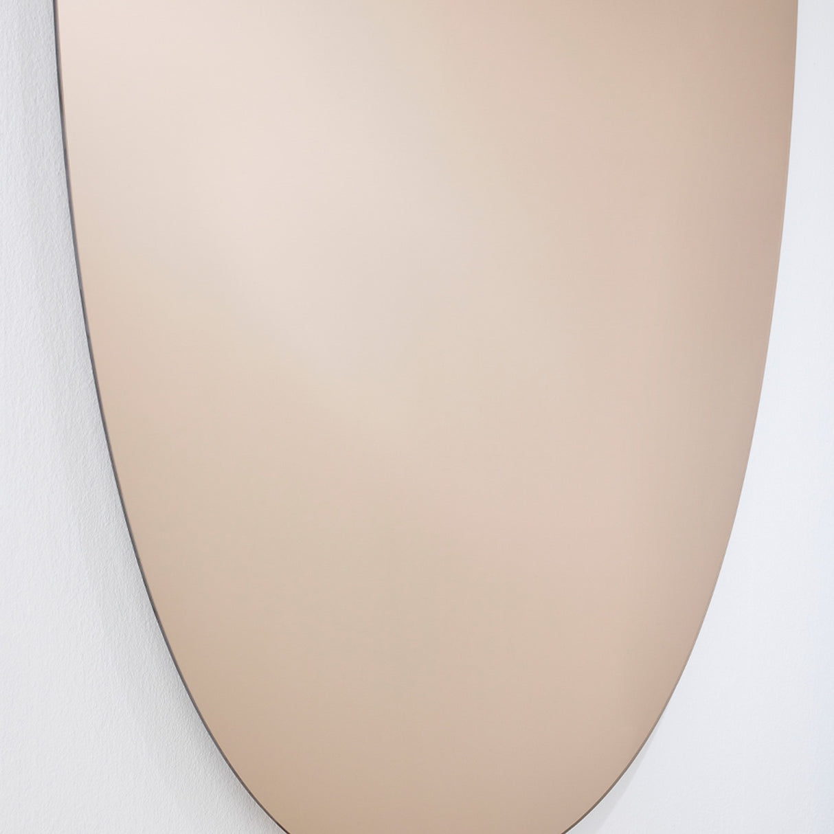 Brio Bronze Backlit LED Oval Wall Mirror 160cm