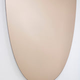 Brio Bronze Backlit LED Oval Wall Mirror 160cm