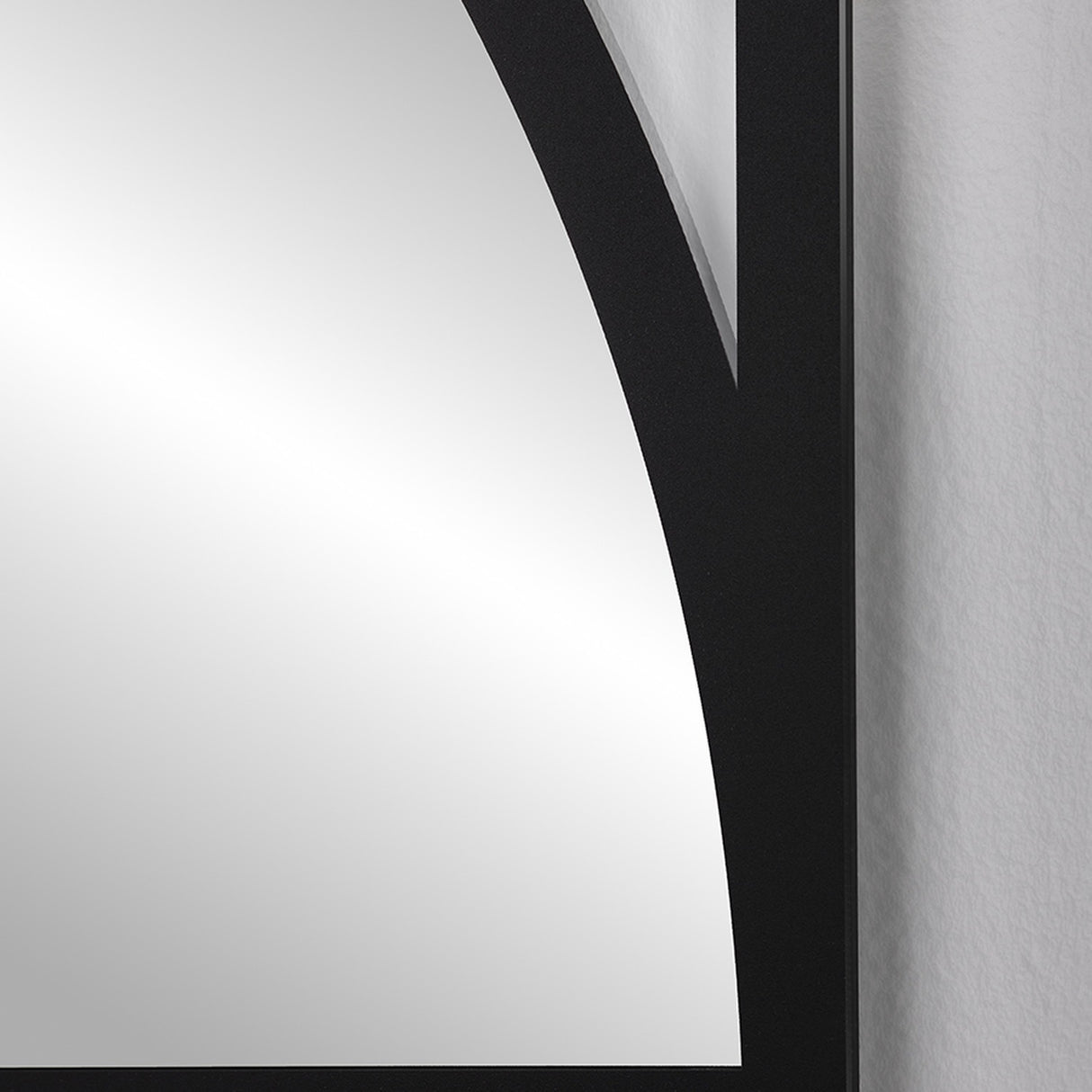 Tempo Hourglass Printed Glass Square Wall Mirror 90cm