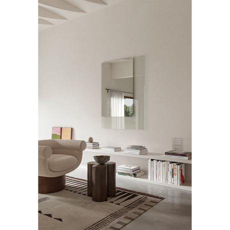Void Rectangular Partly Silvered Wall Mirror 140cm