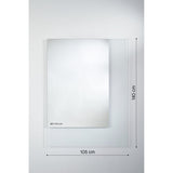 Void Rectangular Partly Silvered Wall Mirror 140cm