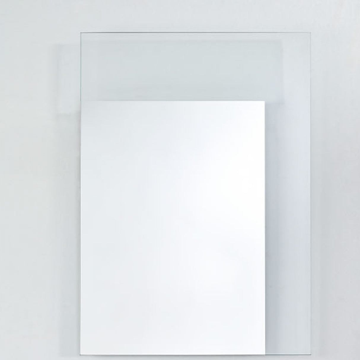 Void Small Partly Silvered Wall Mirror 70cm