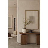 Passepartout Solid Oak Rectangular Wall Mirror 105cm