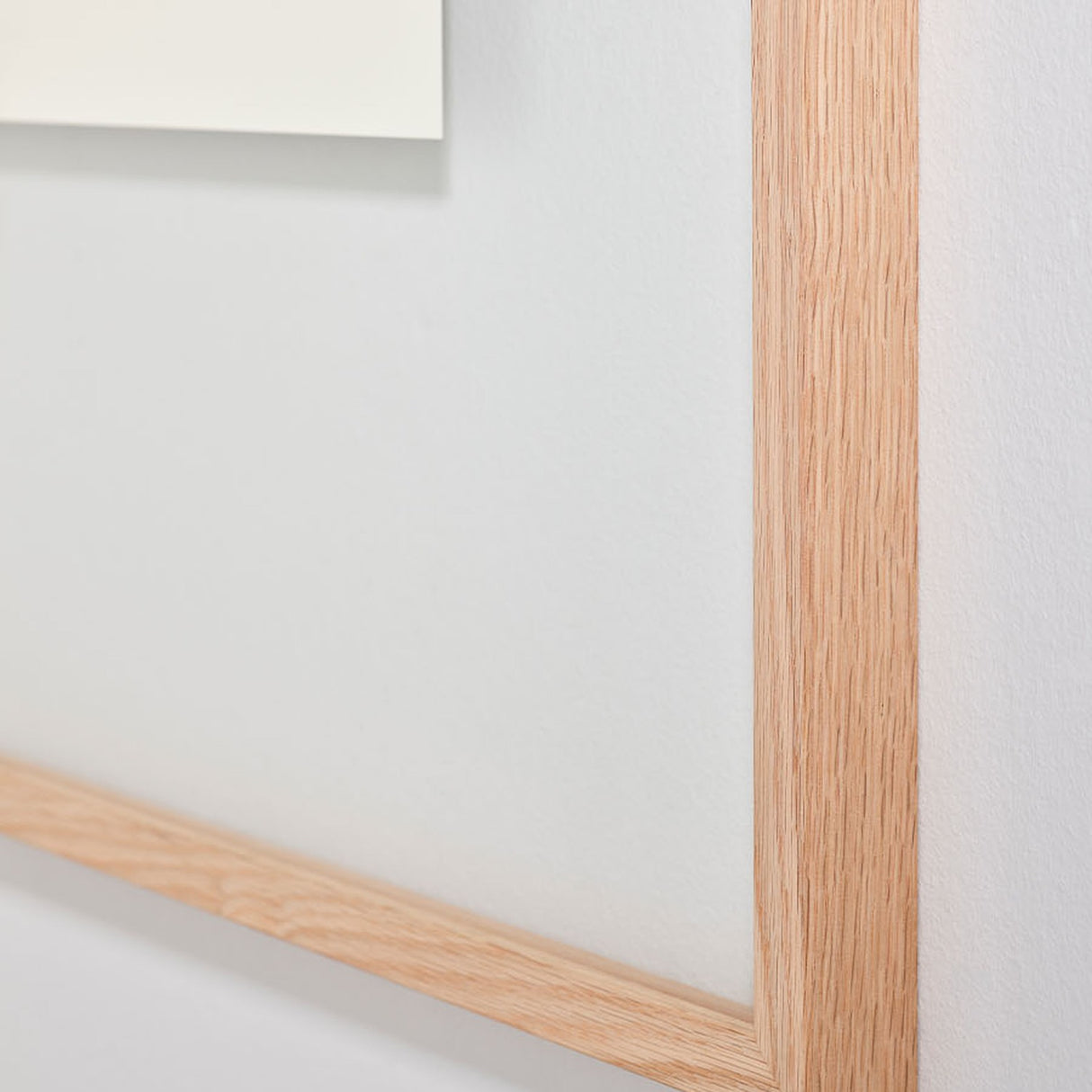 Passepartout Solid Oak Rectangular Wall Mirror 105cm
