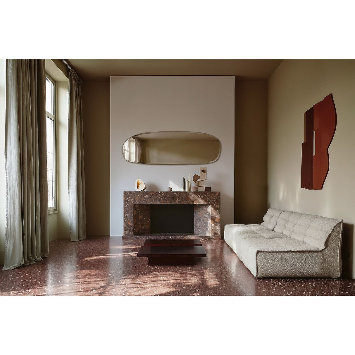 Pure Bevelled Edge Hall Wall Mirror 150cm