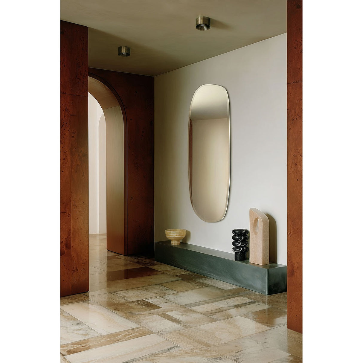 Pure Bevelled Edge Hall Wall Mirror 150cm