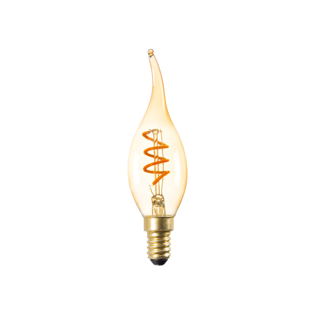XLED 2.5W E14 Candle Filament Bulb 320° 135lm - Warm White