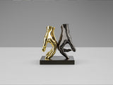 Manos Sculpture - Grey and Gold