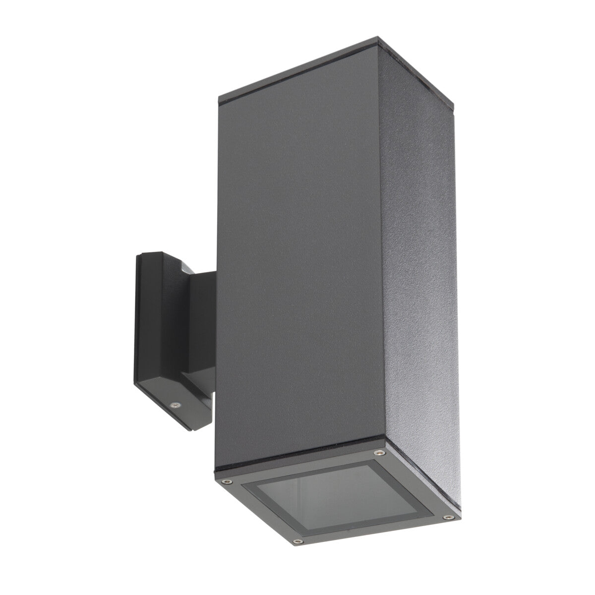 Lart 260 Square E27 IP54 Bulkhead Wall Light - Anthracite