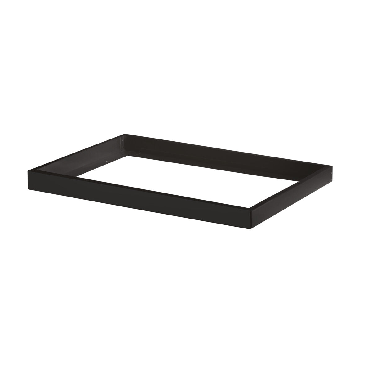 600mm Surface Mounting Frame 2 Pack Black - Steel