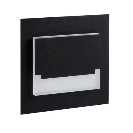 Sabik MINI 0.8W 12V LED Step Light Cool White - Black