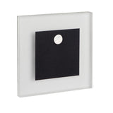 APUS 0.8W LED PIR Step Light 12V Square Cool White - Black