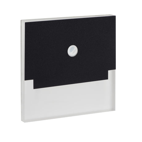 Sabik 0.8W PIR LED Step Light 12V Cool White - Black