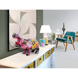 Hippo Multicolour Graffiti Hippopotamus Figurine - 34cm