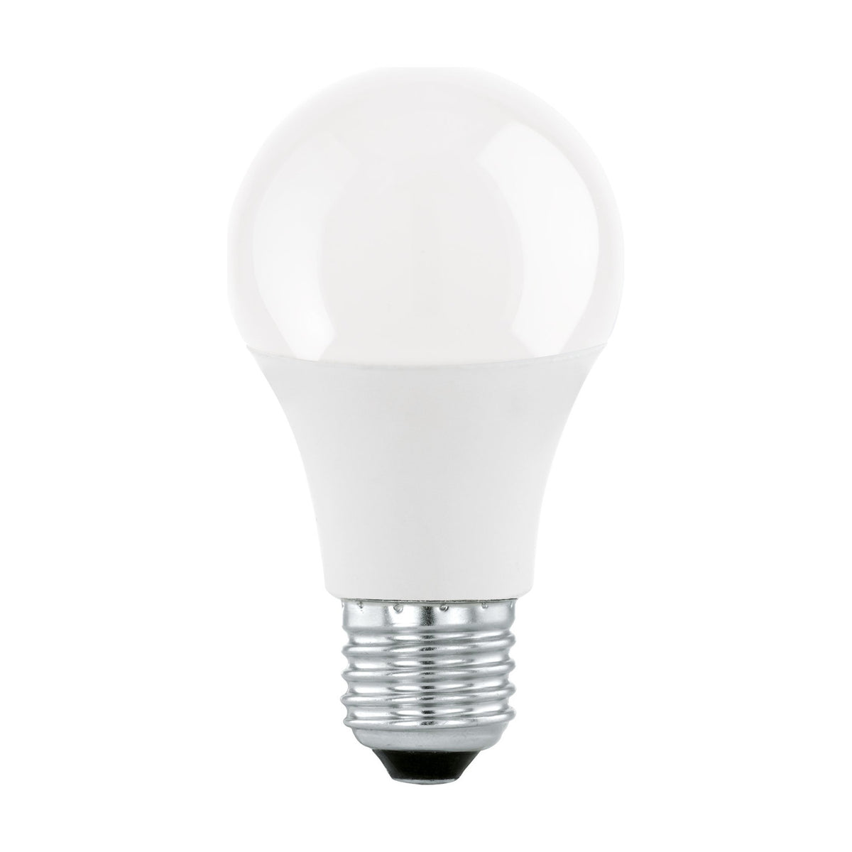 LED GLS light bulb with opal pear-shaped dome and E27 Edison screw cap, 3 step dimmable, 8.5W warm white, shown on a plain white background.