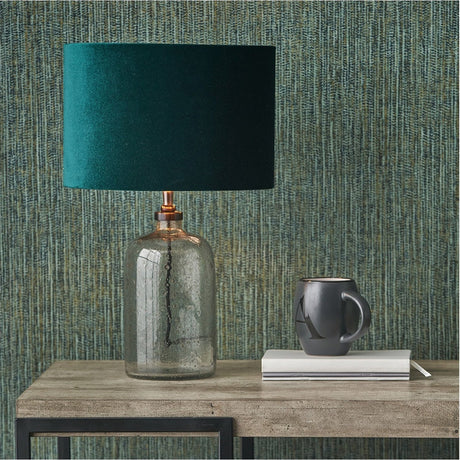 Ophelia Small Grey Bubble Glass Table Lamp Base - 32cm
