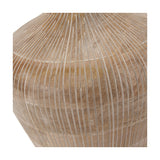 Taika White Wash Textured Wood Table Lamp Base - 42cm