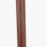 Close-up of the Gianni Table Lamp's wood-effect stem showing vertical grain detail against a plain white background.
