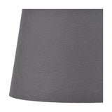 Tania Grey & White Pattern Ceramic Table Lamp with Steel Self Shade