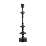 Emilio Matt Black Candlestick Table Lamp Base - 55cm