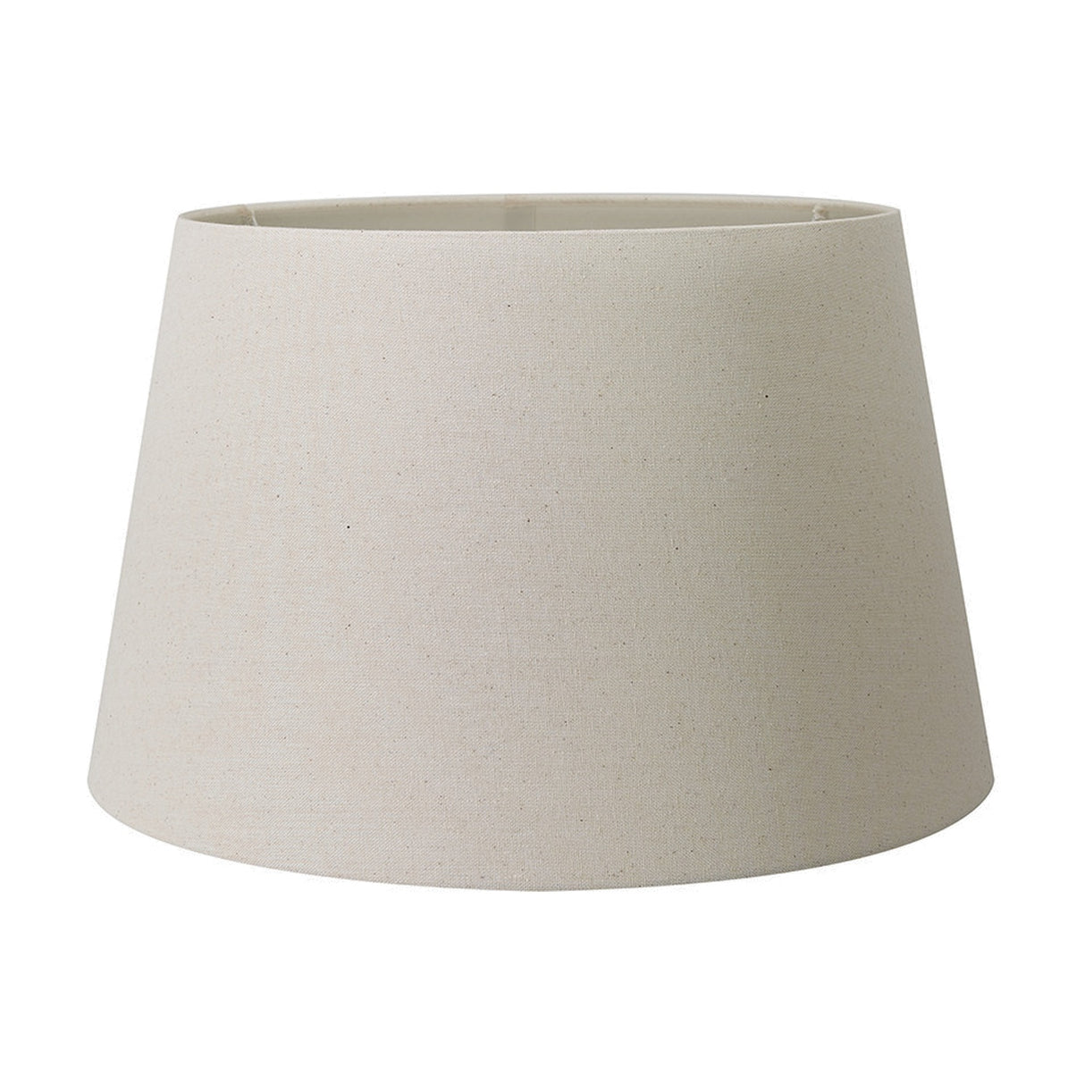 Josie Clear Glass & Antique Brass Table Lamp with Cream Calico Shade