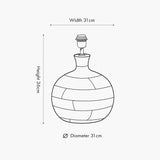 Kiah Mango Table Lamp Base - 30cm