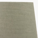 Valtellina Brown & Green Glass Table Lamp with Green Linen Tapered Shade