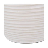 Linnea White Grooved Ceramic Table Lamp - 57cm