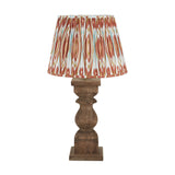 Kavya Antique Brown Turned Table Lamp Base - 54cm