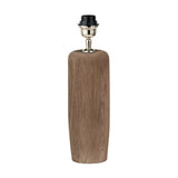 Inaya Tapered Wood Table Lamp with Pistachio Green Linen Shade - 55cm