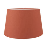 Ayra Natural Large Wood Table Lamp with Tobacco Handloom Tapered Shade