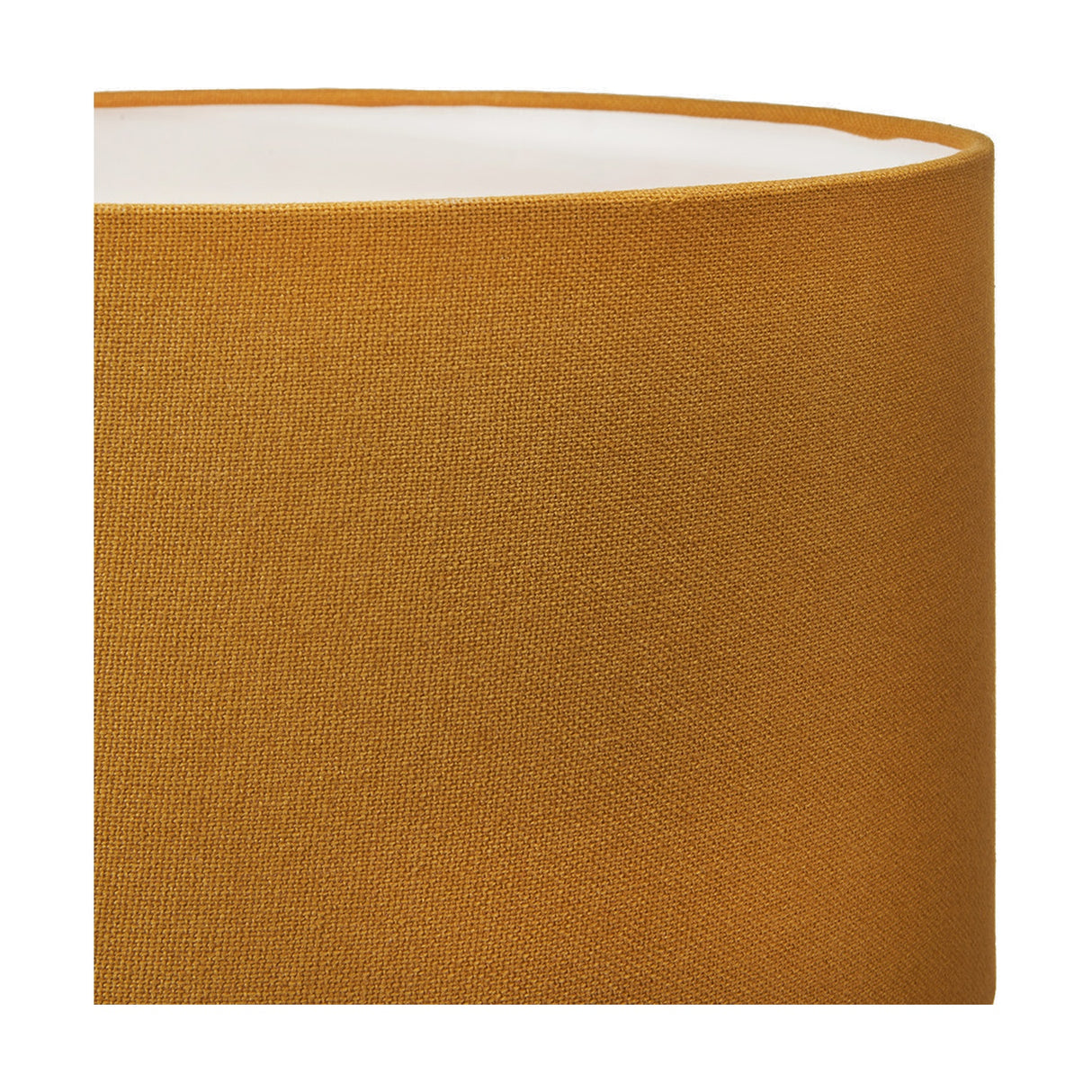 Ayra Natural Large Wood Table Lamp with Mustard Cylinder Shade
