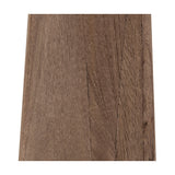 Esha Conical Wood Table Lamp with Linen Cylinder Shade - 59cm